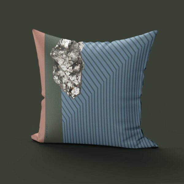 Coussin Velours Piotr Bleu Clair 40x40 - Atelier WAC