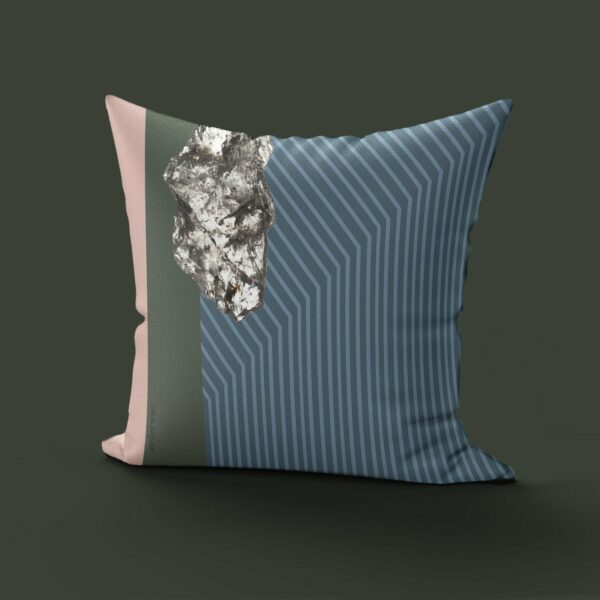 Coussin Velours Piotr Bleu Foncé 40x40 - Atelier WAC