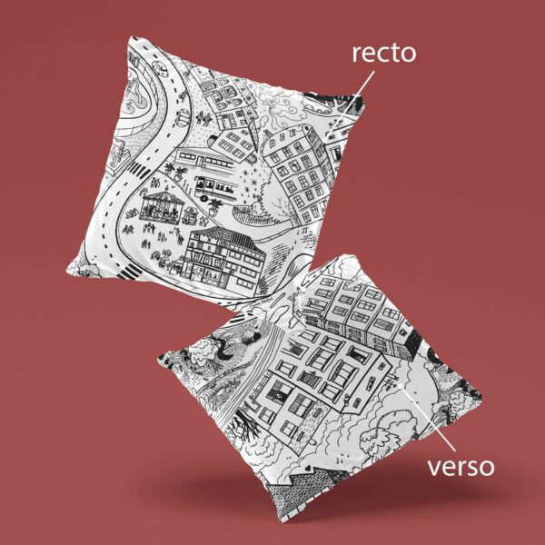 Coussin Velours City 2 - Fanny Delqué