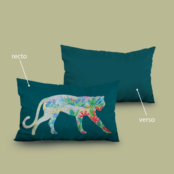 Coussin Velours Baguera - Sylvie Kromer