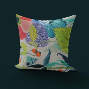 Coussin Velours Floral - Sylvie Kromer