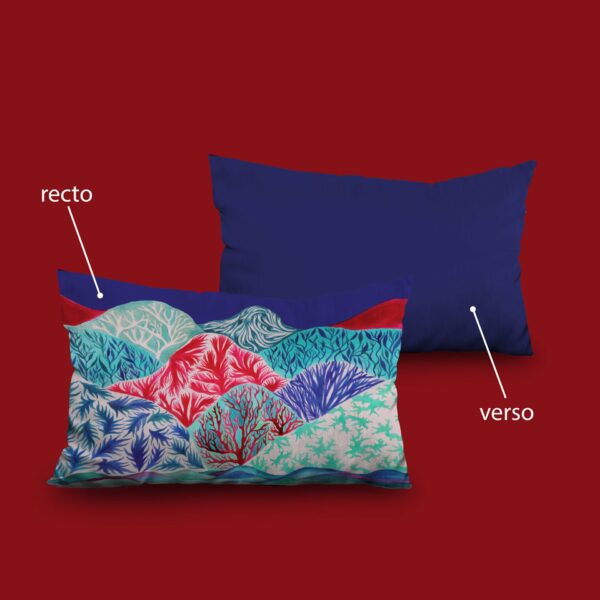 Coussin Velours Montagne - Sylvie Kromer