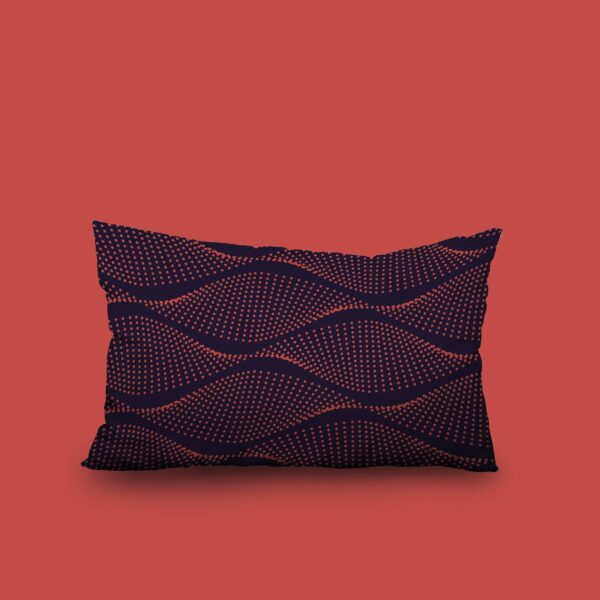Coussin Velours graphic pointillisme – Image 2