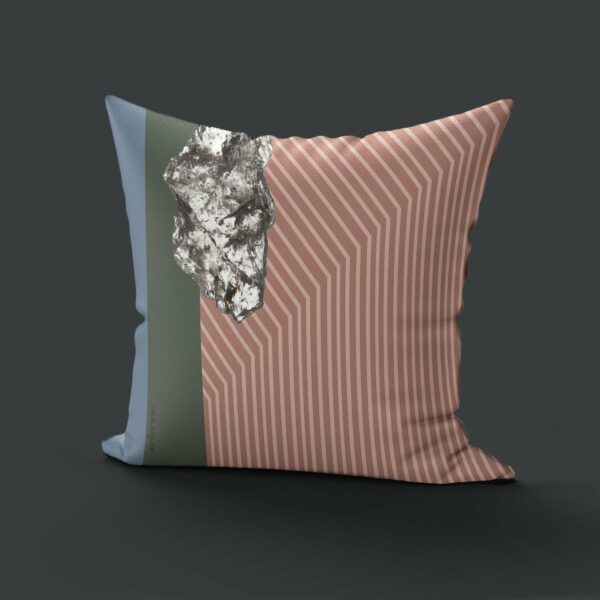 Coussin Velours Piotr Rose Foncé - Atelier WAC