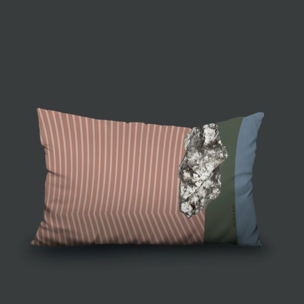 Coussin Velours Piotr Rose Foncé - Atelier WAC – Image 2