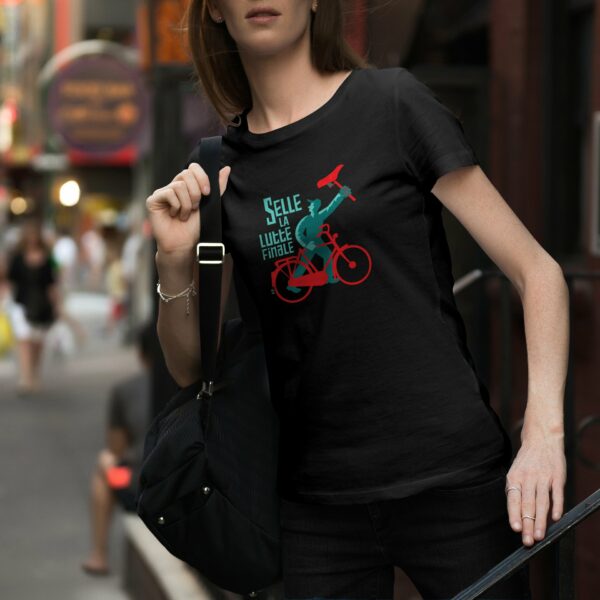 T-shirt Made In France - Coton Bio H/F - SELLE LA LUTTE FINALE - HUGUES BAUM – Image 2