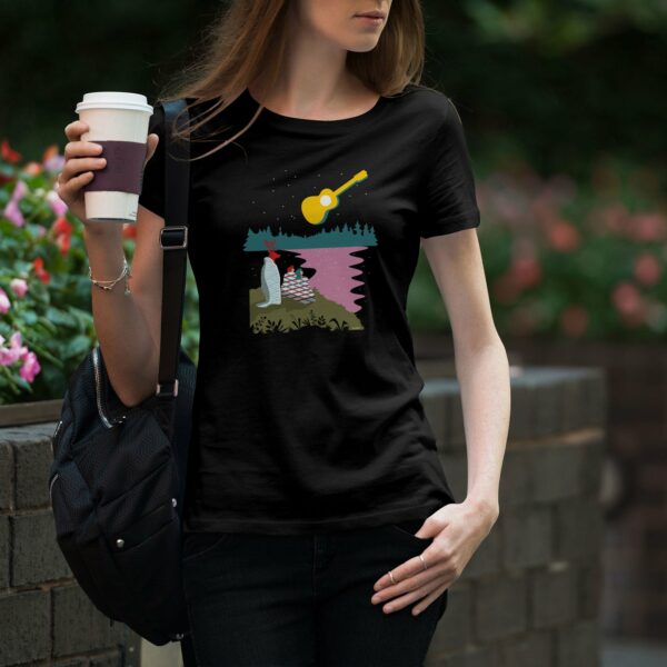 T-shirt Made In France - Coton Bio H/F - IN THE MOOD FOR ROCK - HUGUES BAUM – Image 2