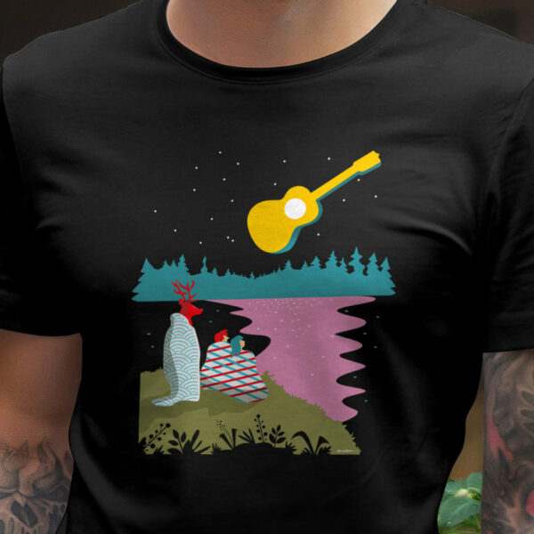 T-shirt Made In France - Coton Bio H/F - IN THE MOOD FOR ROCK - HUGUES BAUM – Image 3