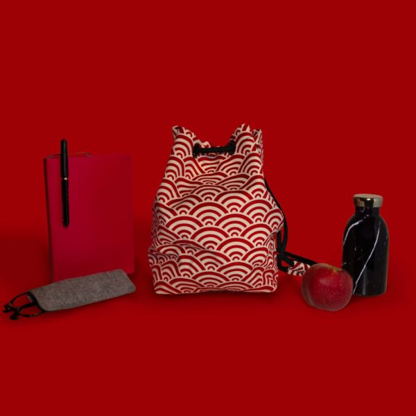 Petit sac marin Japon Rouge – Image 2